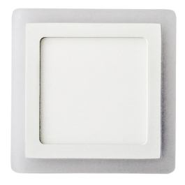 12W+3W LED Surface Panel - Square White