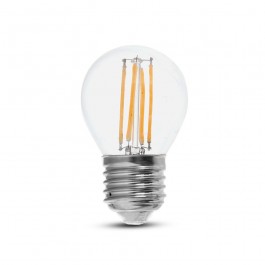 LED Bulb 6W Filament E27 G45 Clear Cover 2700K
