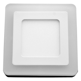 6W+2W LED Surface Panel - Square White