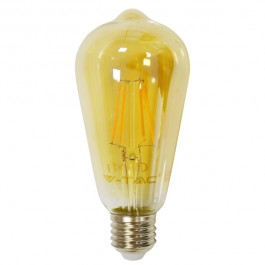 Filament LED Lumânare Bulb - 4W E27 Alb Cald, Dimmable