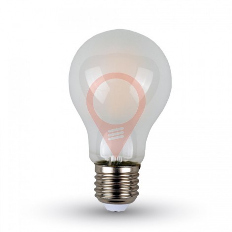 LED-Gluhfaden Lampe Weiß Abdeckung 4W E27 A60 Kaltweiss