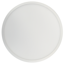 18W Panneau LED Surface Premium - Rond, Blanc chaud  