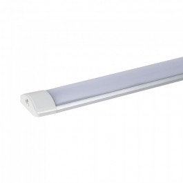 40W Aluminum Grill Support avec LED Tube - Blanc, 120 cm