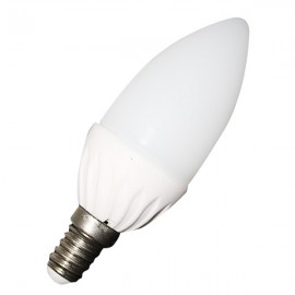 Bombilla LED - 4W E14 Tipo Vela Blanco Natural 